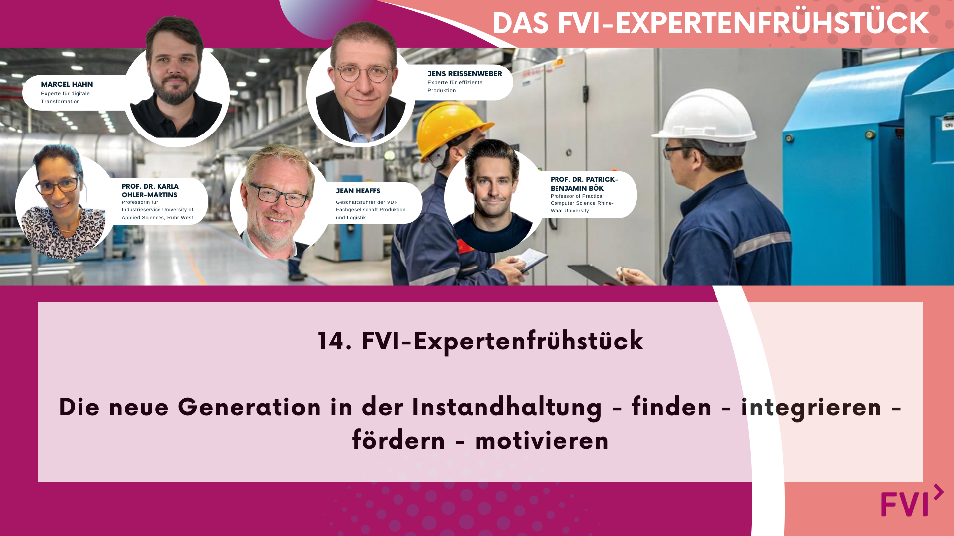 14. FVI Expertenfrühstück - 10.01.2025