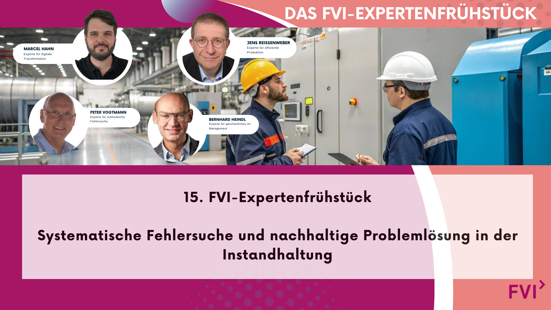 15. FVI-Expertenfrühstück - 24.01.2025