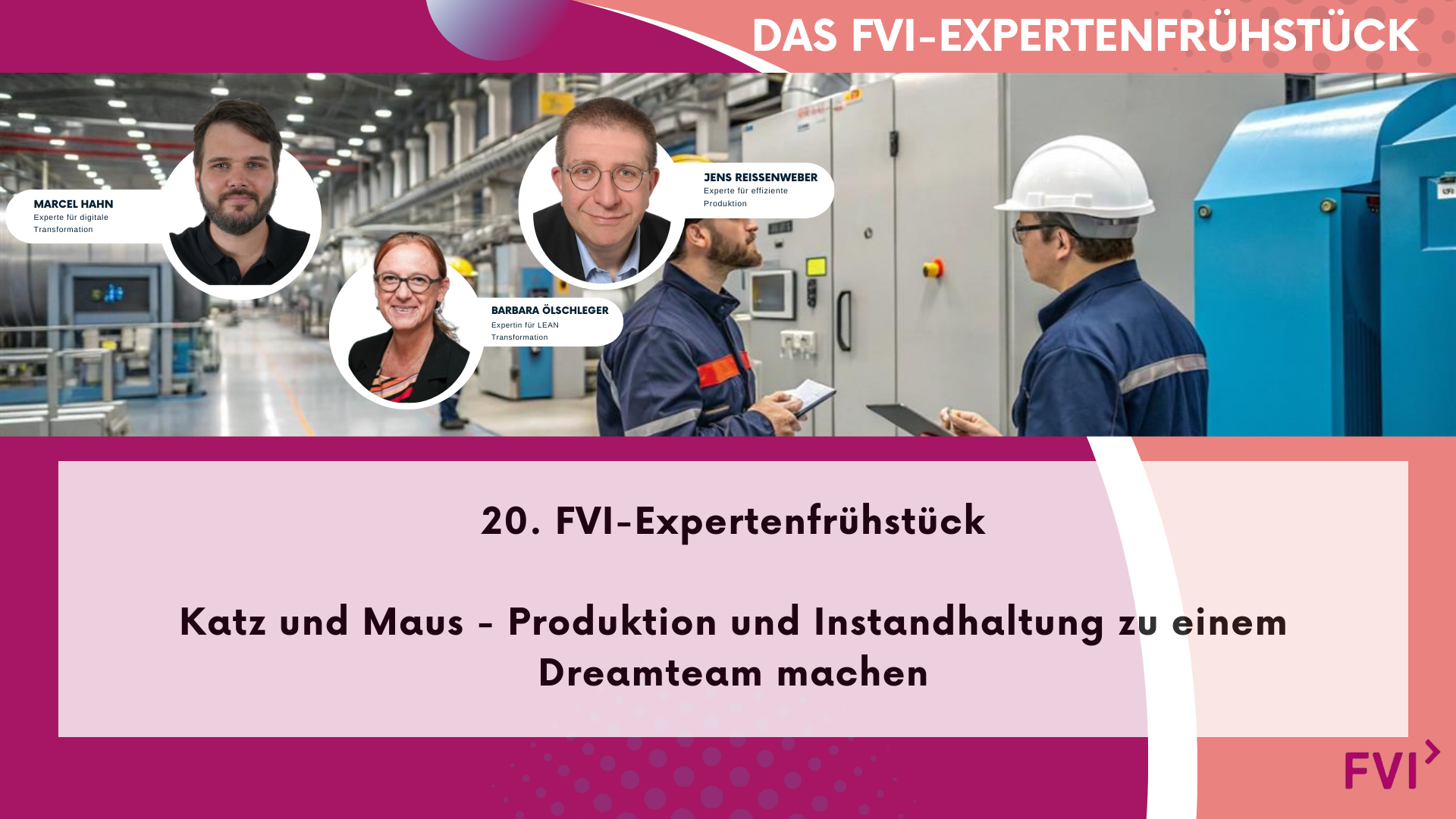 20. FVI-Expertenfrühstück