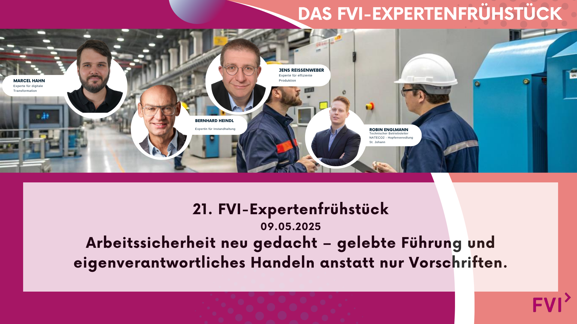 21. FVI-Expertenfrühstück