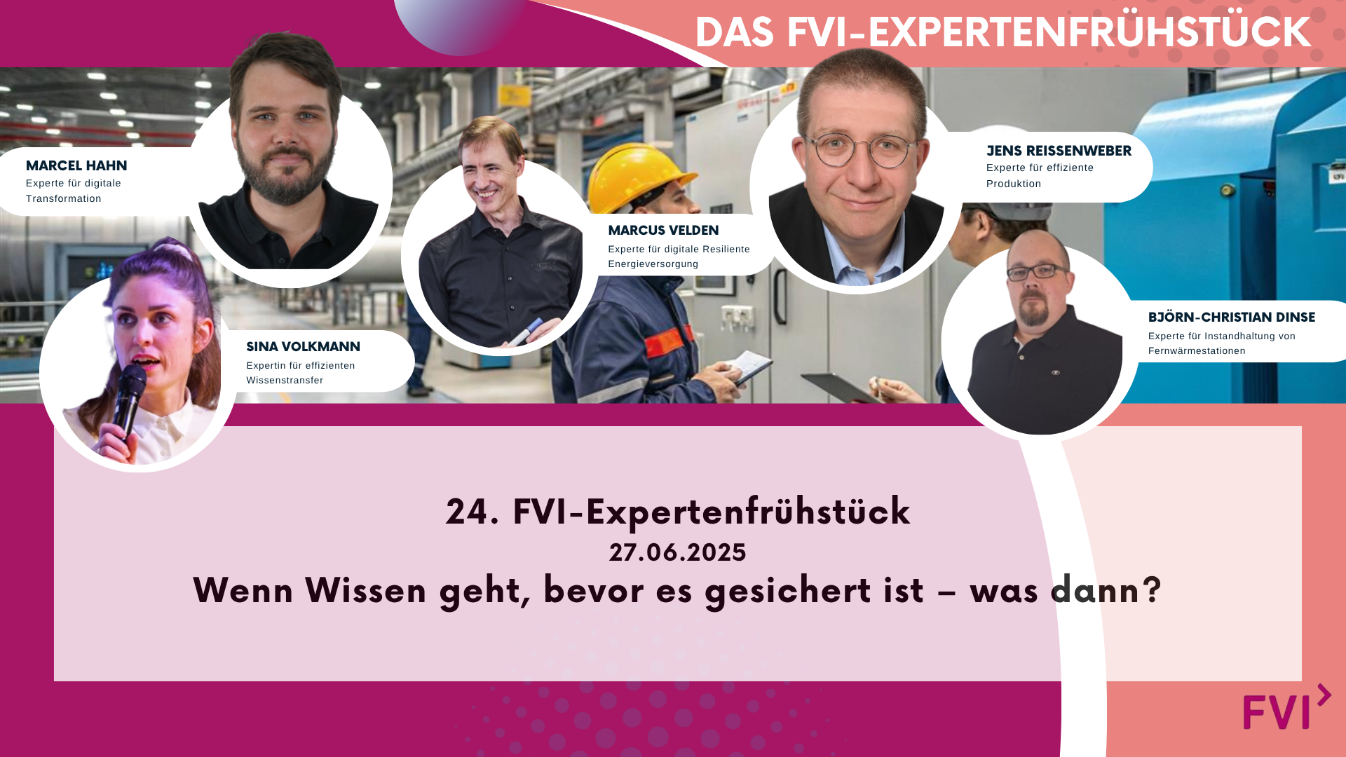 24. FVI Expertenfrühstück