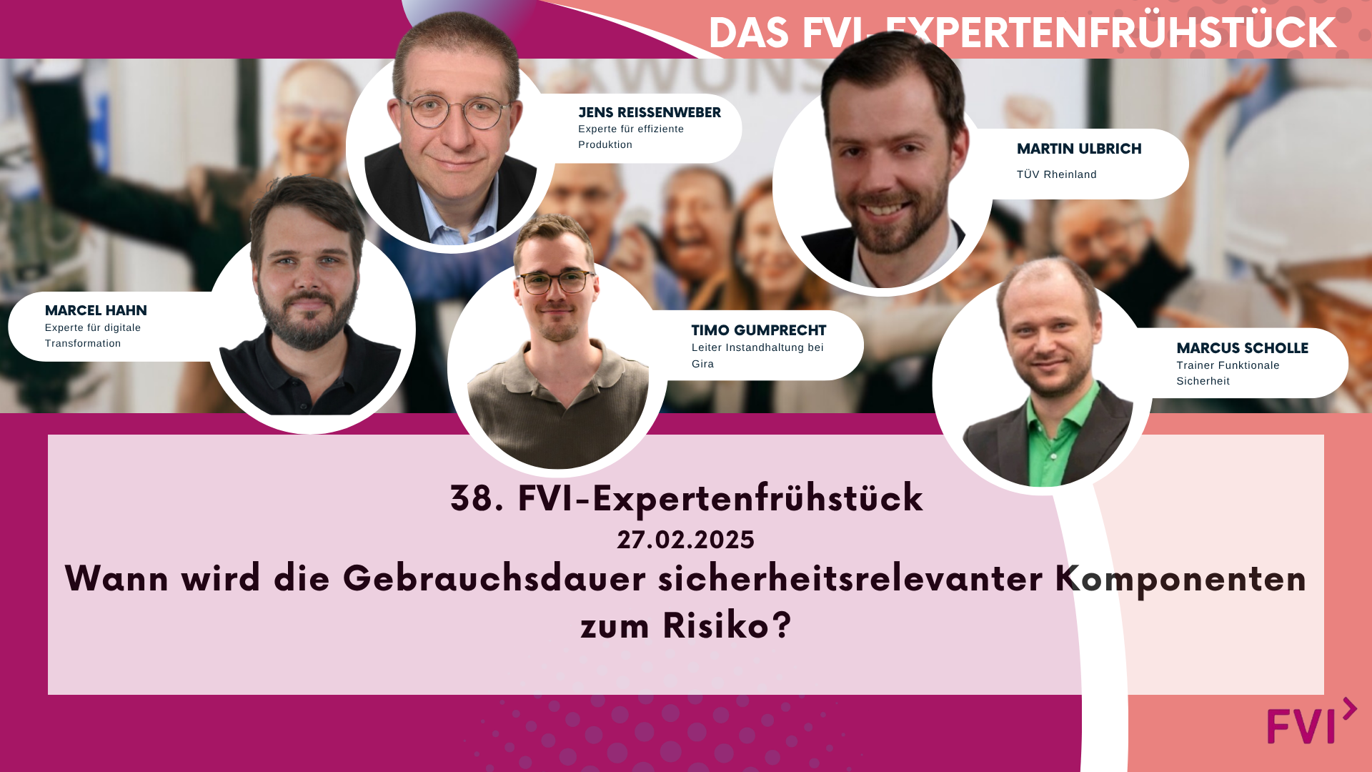 38. FVI-Expertenfrühstück
